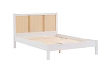 Croxley White Rattan Bed Frame (King Size Only)